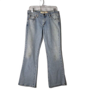 Vintage 90's LEVIS 518 Super Low Boot Cut Distressed Denim Jeans